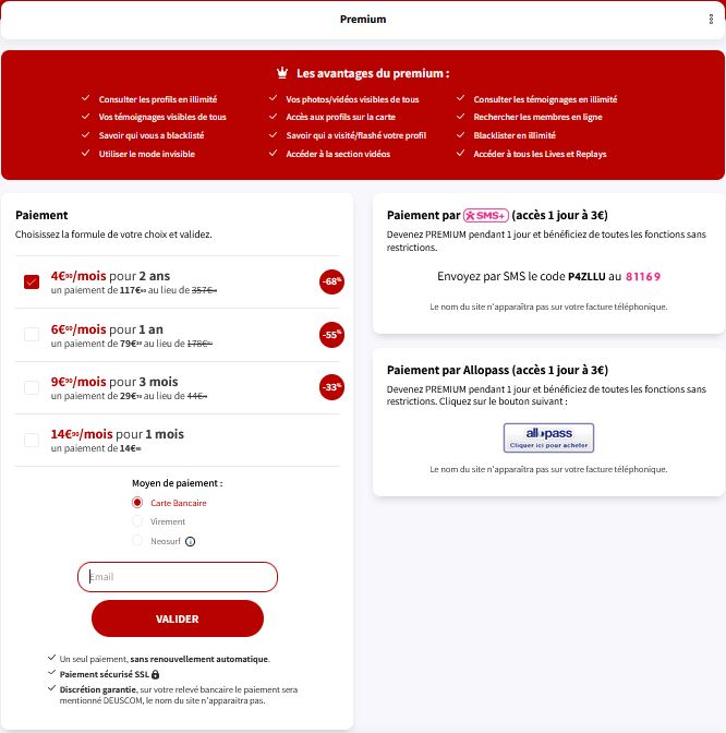 Découvrez Lespompeurs Premium pour des rencontres gay de qualité. Profitez d'avantages exclusifs et d'options flexibles de paiement. Rejoignez-nous dès maintenant !